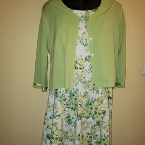 Sheriff Martin 2pc dress and sweater combo